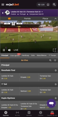 Mr.jack bet ao vivo