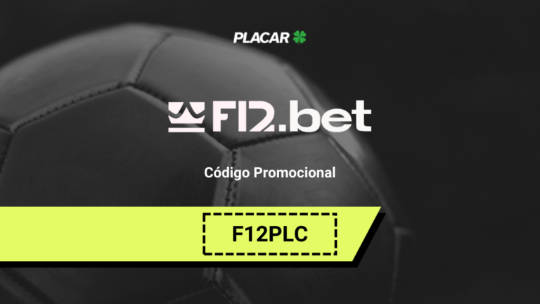 Código promocional F12.Bet 2026 – use F12PLC no cadastro