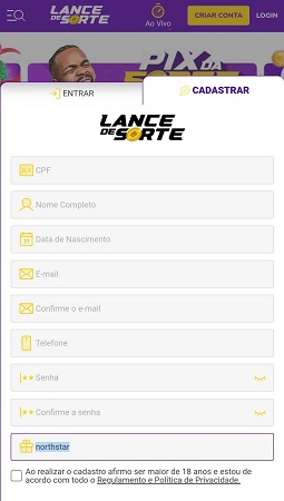 Lance-de-sorte-cadastro