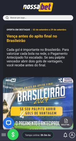 NossaBet -Tempo Online