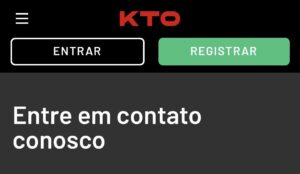 Saiba como entrar em contato com a KTO Brasil no website da casa de apostas