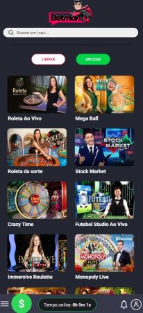 Betman_Cassino ao vivo