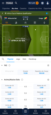 Rivalo apostas ao vivo