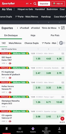 SportyBet melhores odds
