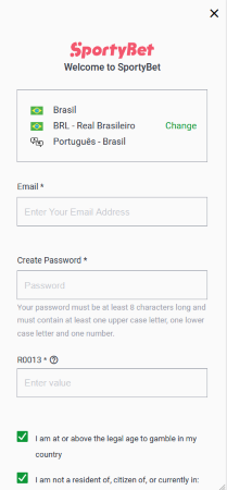 SportyBet_Cadastro