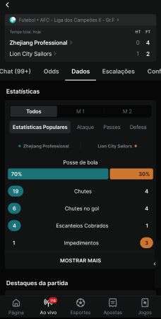 Transmissão ao vivo no Superbet app