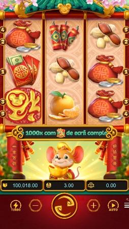 Tela principal do caça-níquel online Fortune Mouse