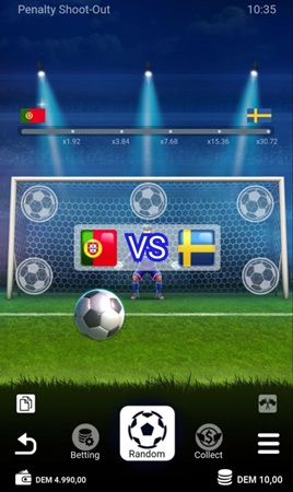 Disputa de pênaltis Portugal e Suécia no Penalty Shoot Out