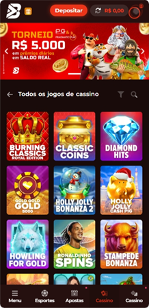 Página principal do site responsivo Bateubet