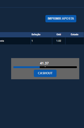 Tela da casa de apostas da Fazobetai, mostrando a opção de Cash Out para saque imediato