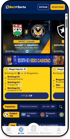 Casa de aposta de R$5 Bet dá Sorte com odds para o Brasileirão