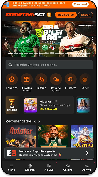 Casa de aposta legalizada Esportiva Bet com recursos de jogo responsável