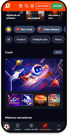 Betano crash games