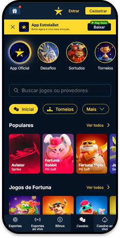 Área de cassino na Estrela Bet com mais de 2.000 slots disponíveis