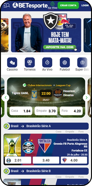 Casas de apostas de 50 centavos BETesporte com palpites no Brasileirão