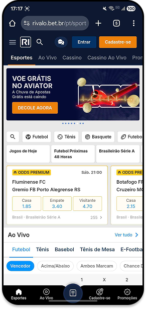 Bet que mais paga Rivalo com super odds em apostas múltiplas no Brasileirão