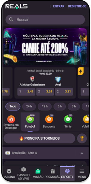 Página de esportes da plataforma de 1 real Realsbet
