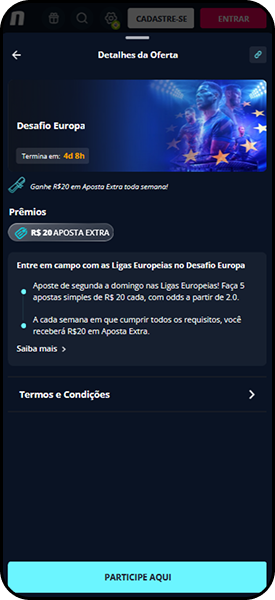 Campanha Mire em Altos Ganhos da Superbet com aposta cumulativa no Brasileirão Série A e B.