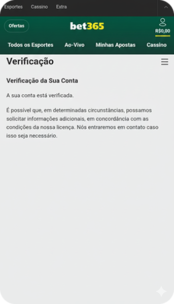 Solicitação de verificação de identidade na bet365 para uso contínuo da conta com opção de verificar agora ou mais tarde