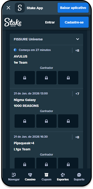 Mercados de apostas em Dota 2 no site mobile Stake