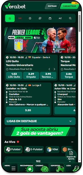 Vera Bet com ofertas de pagamento antecipado e mercados para a Premier League