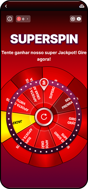 Superbet com roleta SuperSpin para concorrer a Jackpot, giros grátis e apostas grátis
